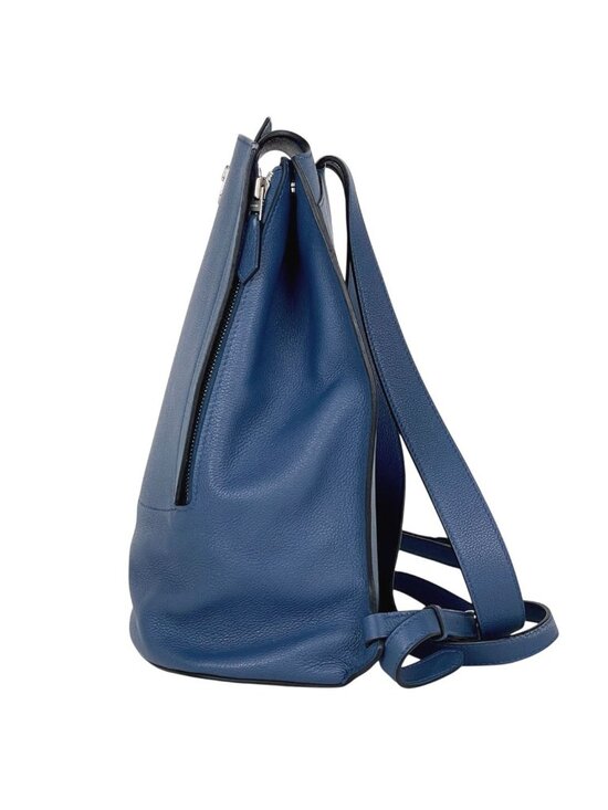Hermes Sac a Dos Gray Backpack Leather Blue Agat main image 13